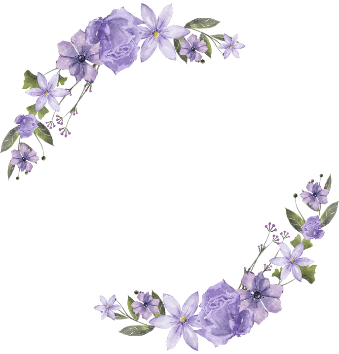 Purple Wreath Flower